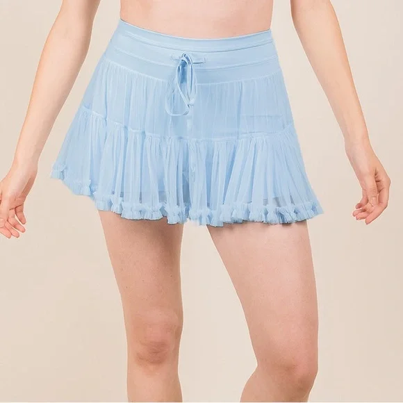 NWOT STELLE Layered High Waisted Cake skirt - Picture 3 of 10